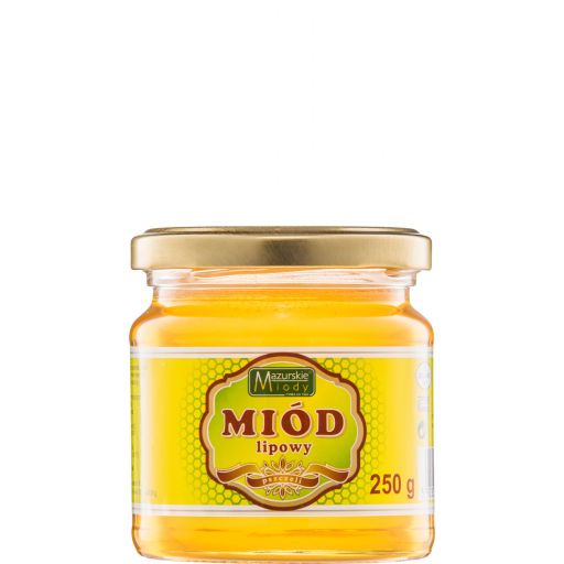 Zdjęcie produktu Miód lipowy "Mazurskie Miody" 250 g