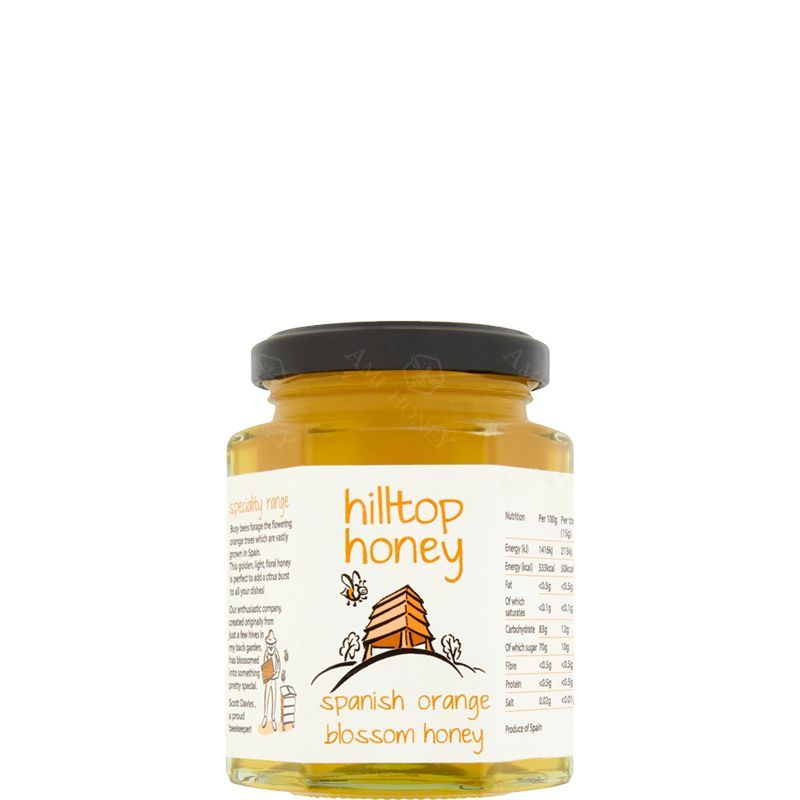 Zdjęcie produktu Hiszpański miód pomarańczowy "Hilltop Honey" 227 g