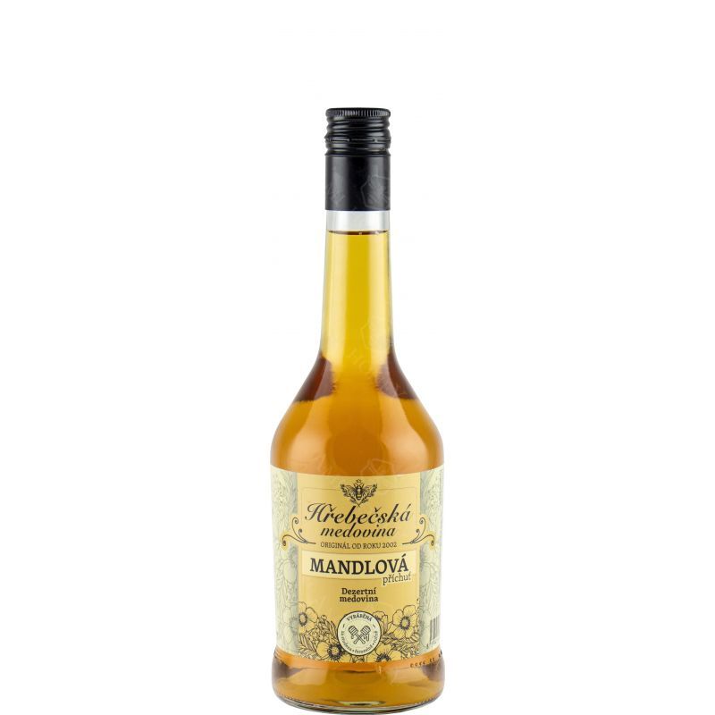 Hřebečská medovina mandlová (Hrebecska medovina mandlova) 500 ml – Czeski miód pitny